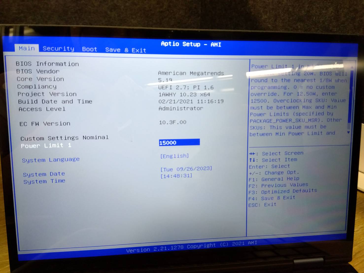 BIOS画面への入り方 – 天空・ハイビーム・One-Netbook UMPC総合